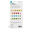 KINGART® Watercolor Pan Set, Pearlescent Colors, 21 Unique Shades & Paint Brush